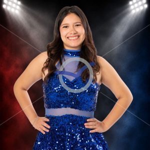 Caydence Garcia - Stadium Lights Close - Pose 1
