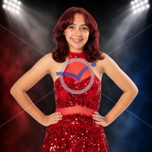 Evelyn Hernandez - Stadium Lights Close - Pose 1