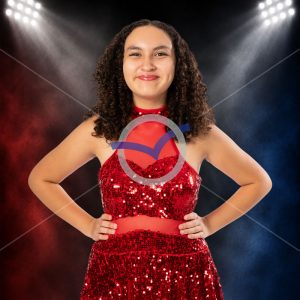Lilly Menefee - Stadium Lights Close - Pose 1