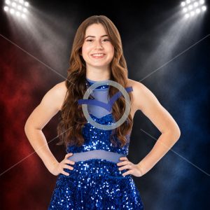 Natalie Baumgardner - Stadium Lights Close - Pose 1