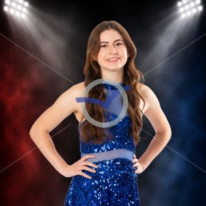Natalie Baumgardner - Stadium Lights Close - Pose 2