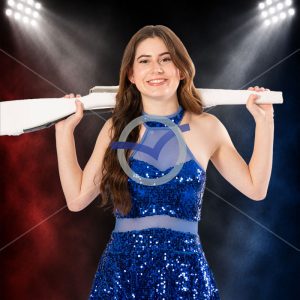 Natalie Baumgardner - Stadium Lights Close - Pose 5
